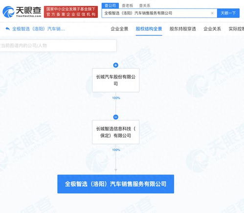 長城汽車在洛陽成立銷售新公司，拓展信息咨詢服務